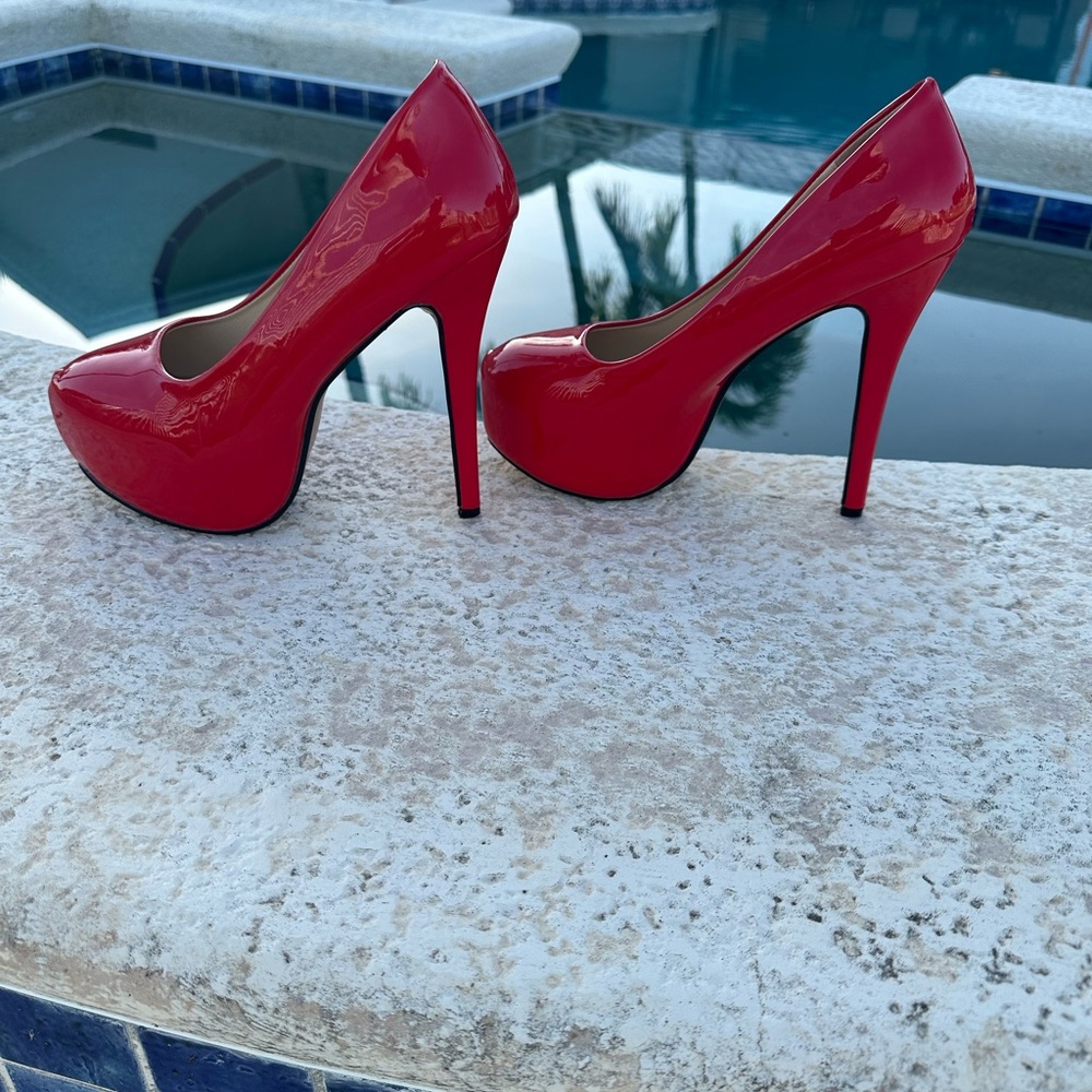 Elegant Red High Heels